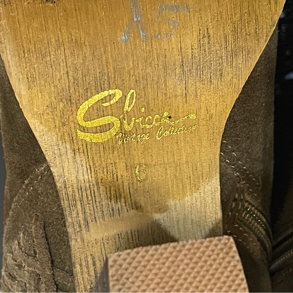 Sbicca Gusto Tan Suede Tall Boots Size 6 - Picture 14 of 16